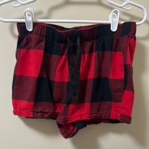 Old Navy Red and Black Athletic Shorts